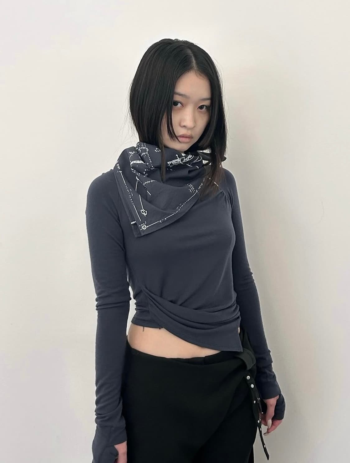 혜인서 그래픽 스카프 상품이미지1