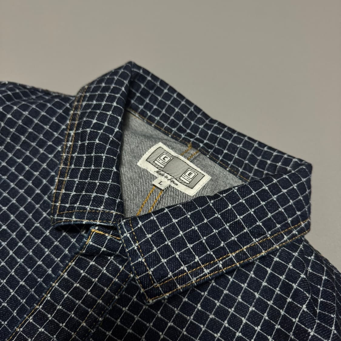 카브엠트(CAV EMPT) 24ss 인디고블루 패턴 컨트롤 데님 자켓 상품이미지3