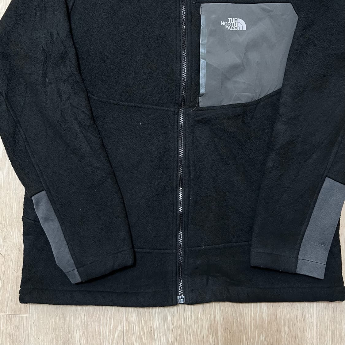 노스페이스 키즈 로고 후리스 자켓 L 14-16  상품이미지4