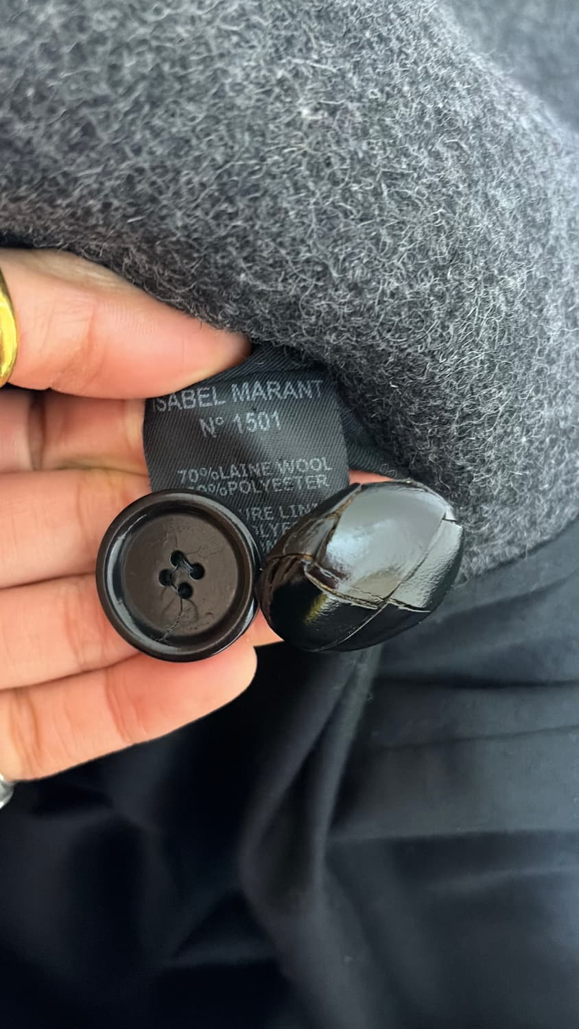 이자벨마랑 울 그레이코트 55,66 상품이미지3