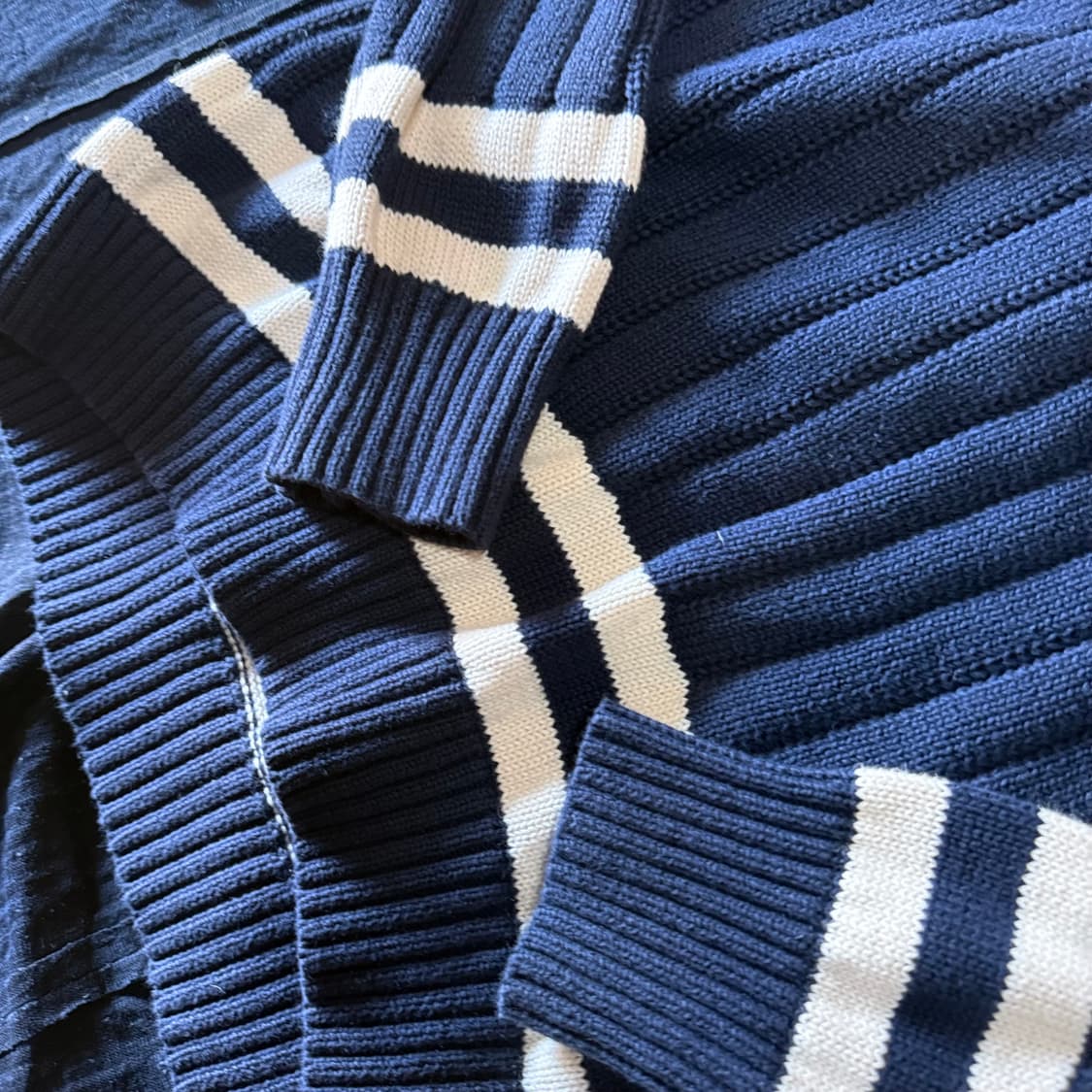 브룩스 브라더스 코튼 블랜드 브이넥 스웨터 S 상품이미지3