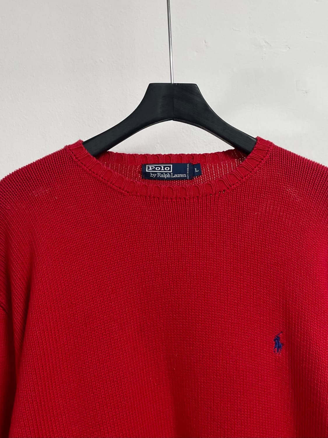 폴로 랄프로렌 코튼 라운드 니트 (on.315) 상품이미지2