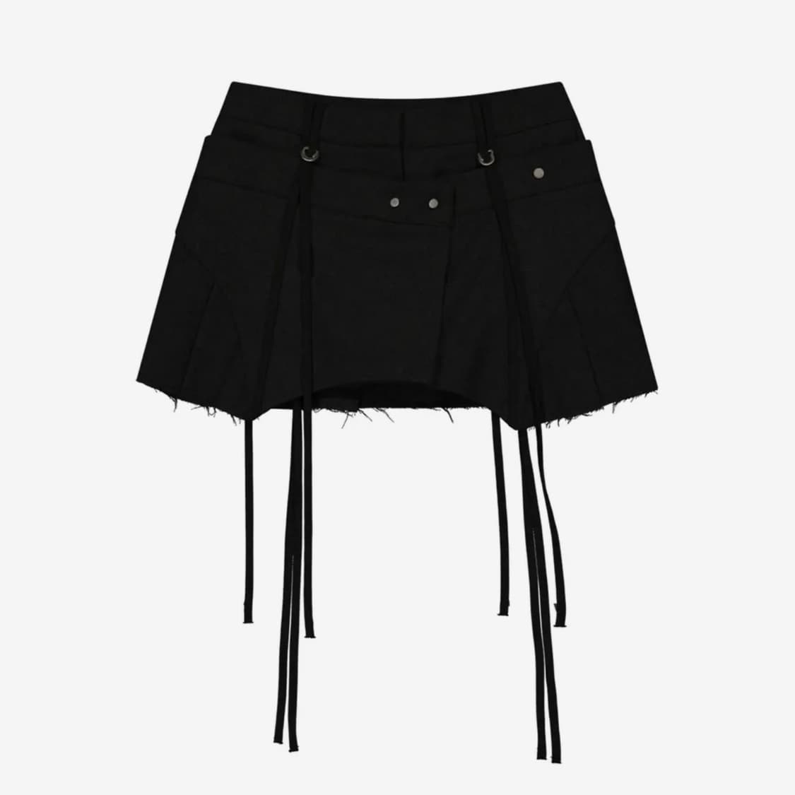 OJOS Micro Wool Shorts Black 2사이즈 상품이미지2