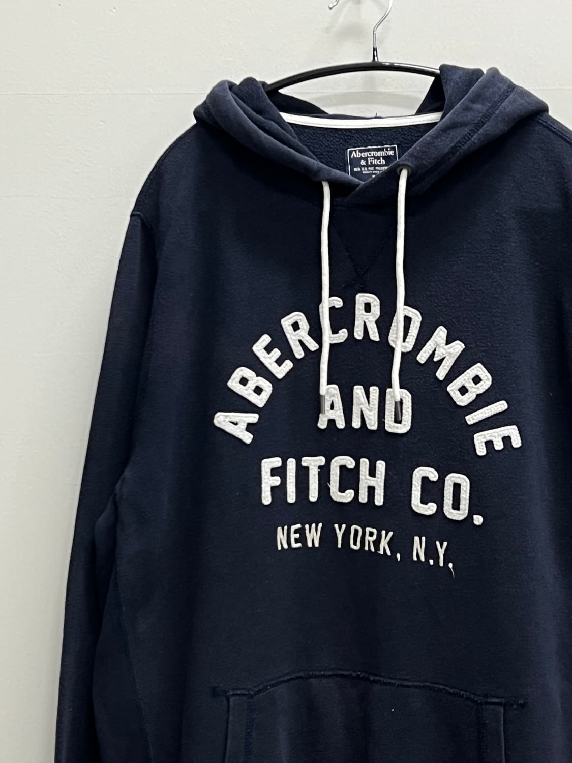 아베크롬비 패치로고 후드 티 다크네이비 상품이미지3