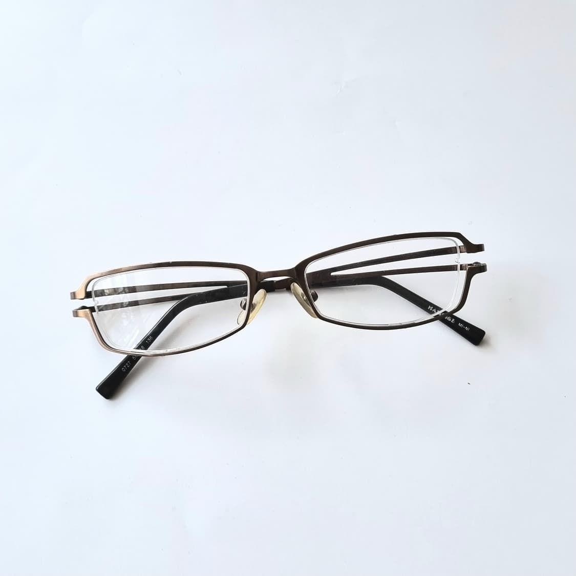 데드스탁 긱시크 유니크 더블 라인 메탈 안경테 1512 상품이미지1