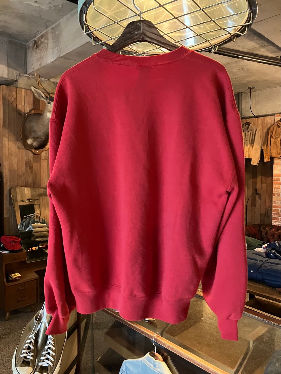 90s USA 빈티지 러셀 플레인 스웻 셔츠 맨투맨 상품이미지4