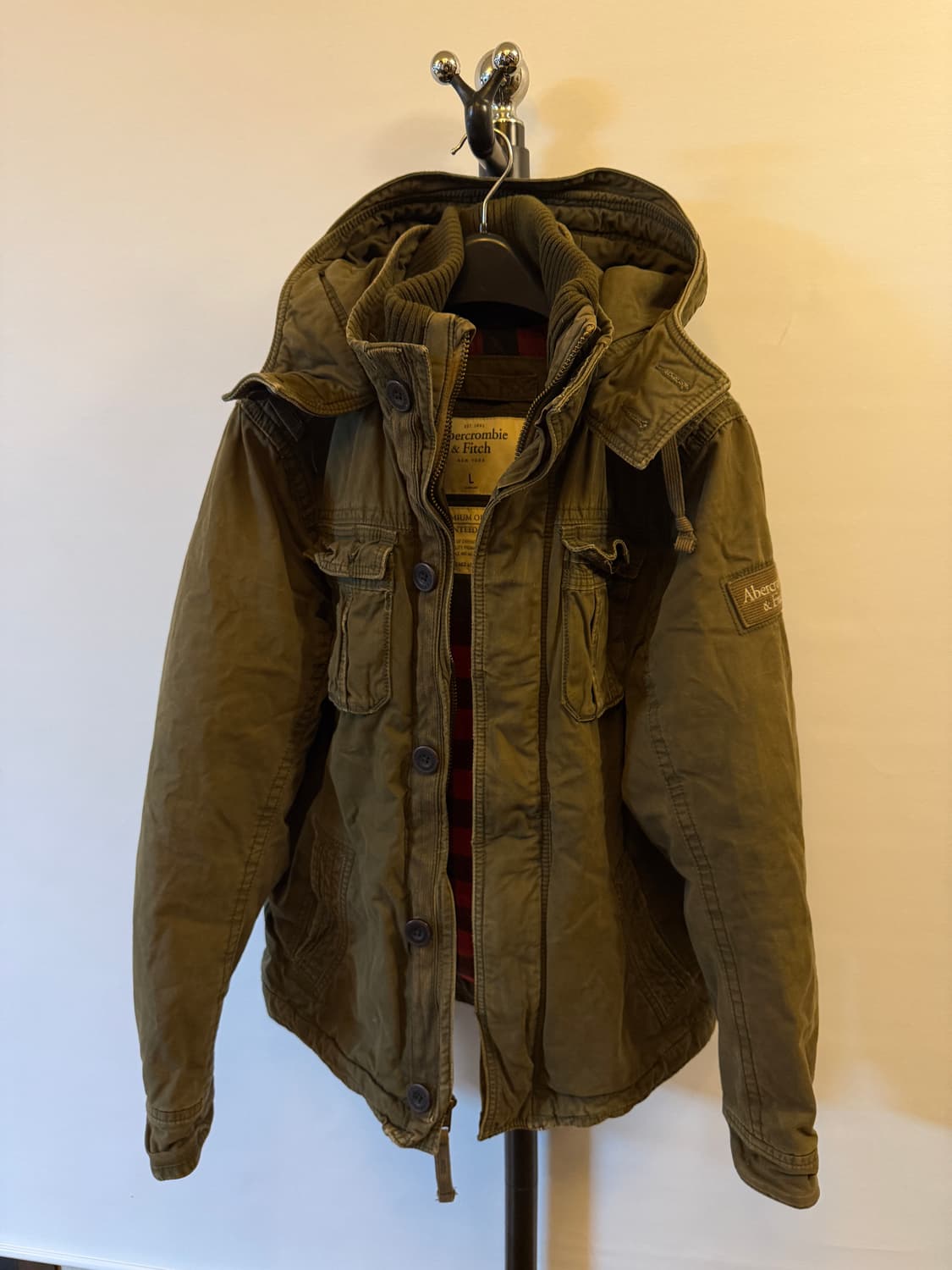 아베크롬비 대장급 밀리터리 후드 자켓 상품이미지2