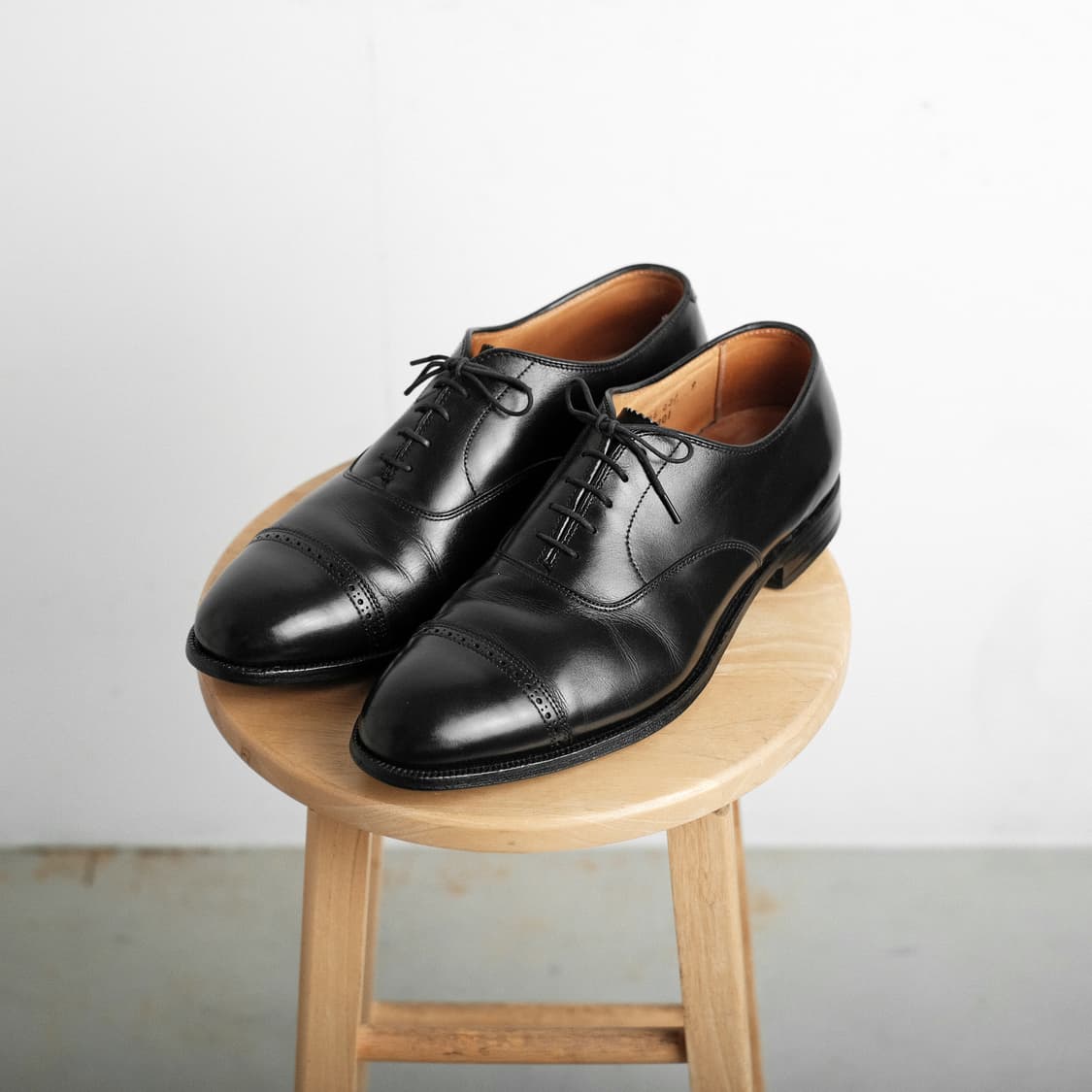 알든 901 10.5D(285사이즈) 블랙 카프 스트레이트팁 옥스포드 상품이미지3