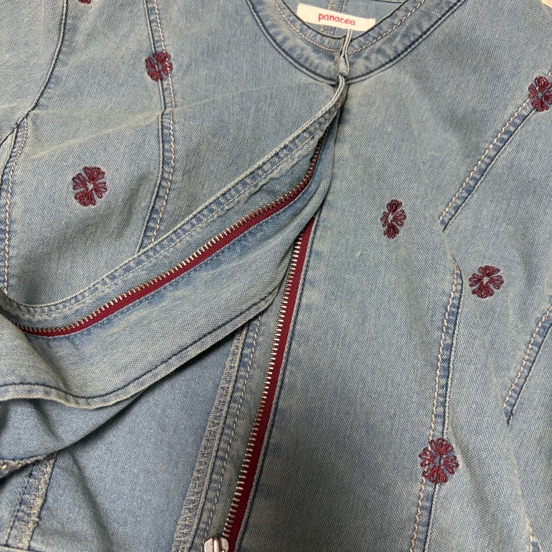 빈티지 플로럴 자수 자켓 상품이미지3