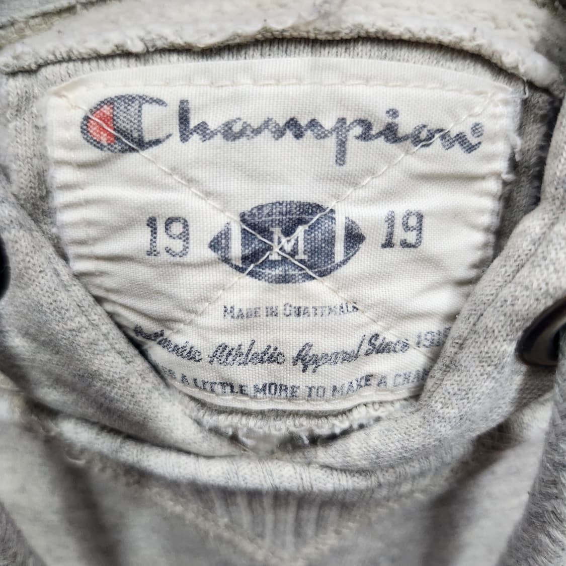 올드스쿨 챔피온 빈티지 하버드 후드티 그레이 M(L) 상품이미지5