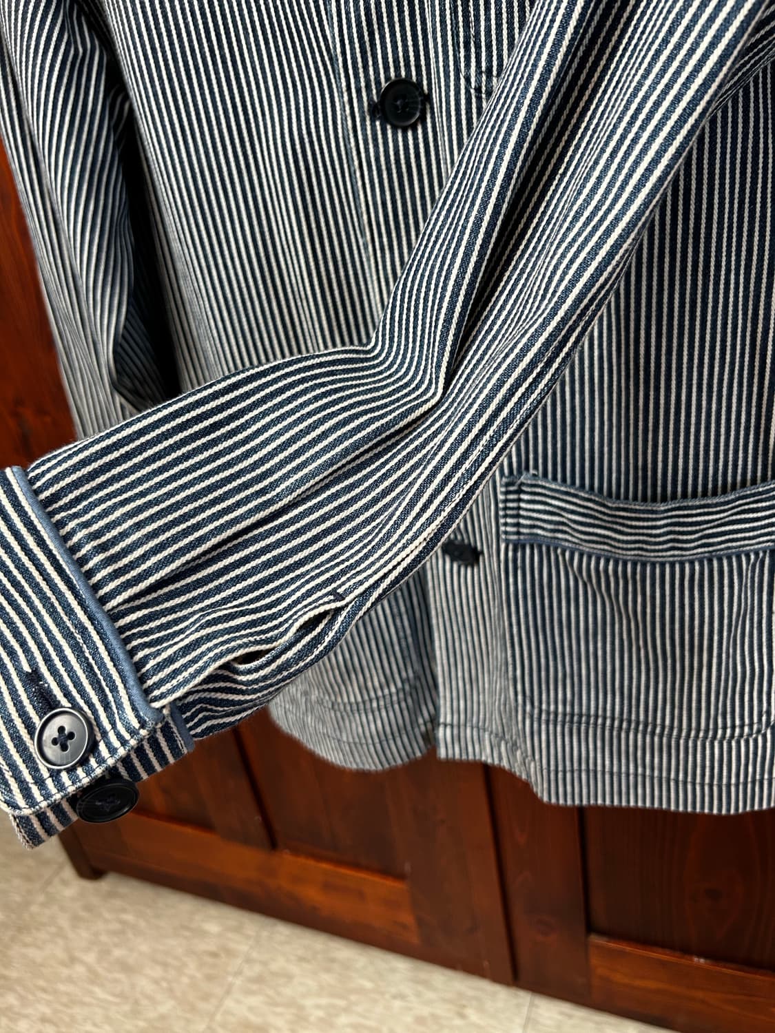 스트라이프 쟈켓 상품이미지3