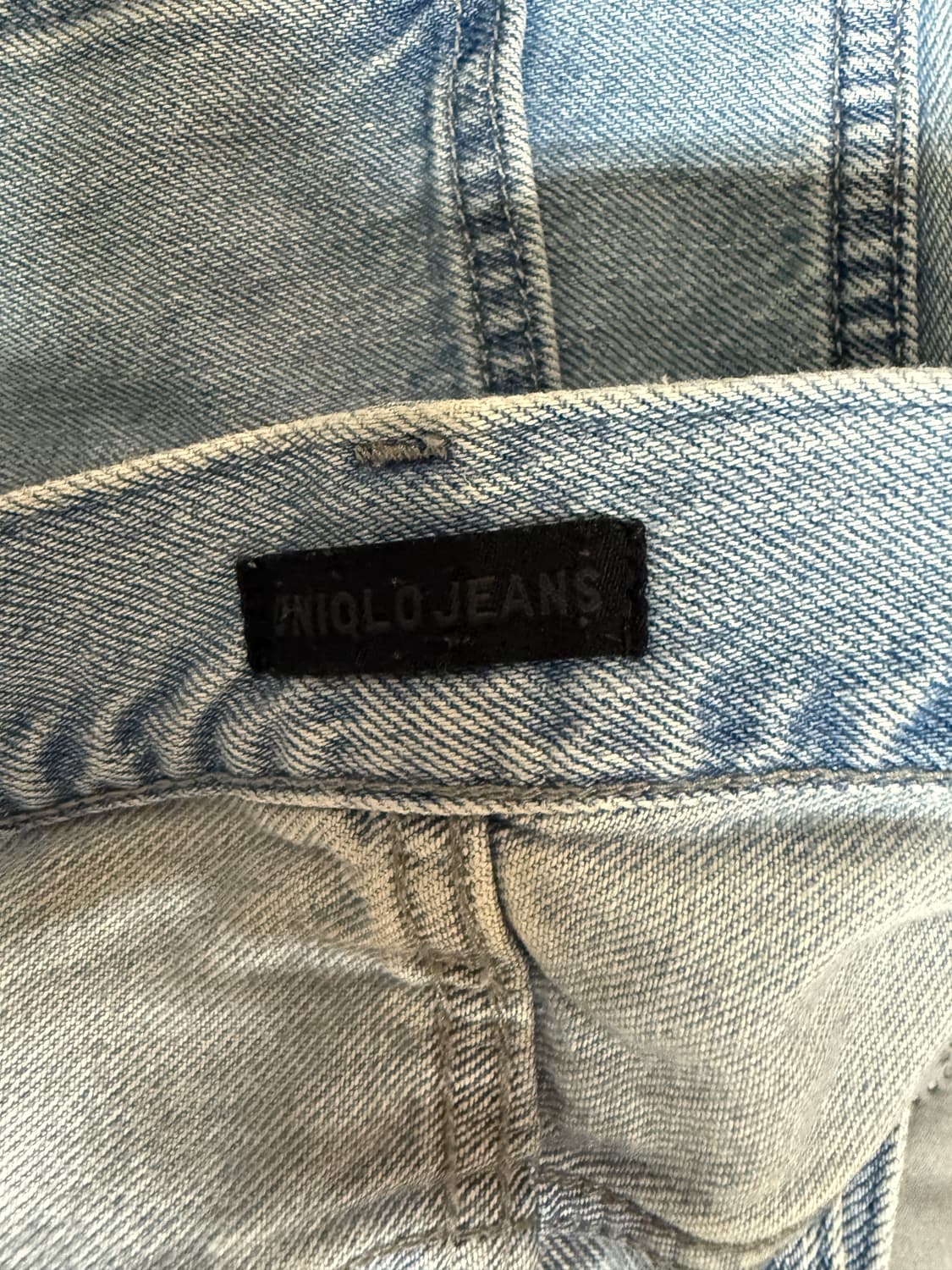 유니클로 와이드 데님팬츠 36 상품이미지3