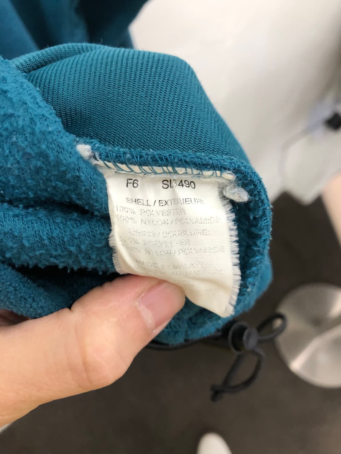 90s 컬럼비아 플리스 집업 틸그린 상품이미지5