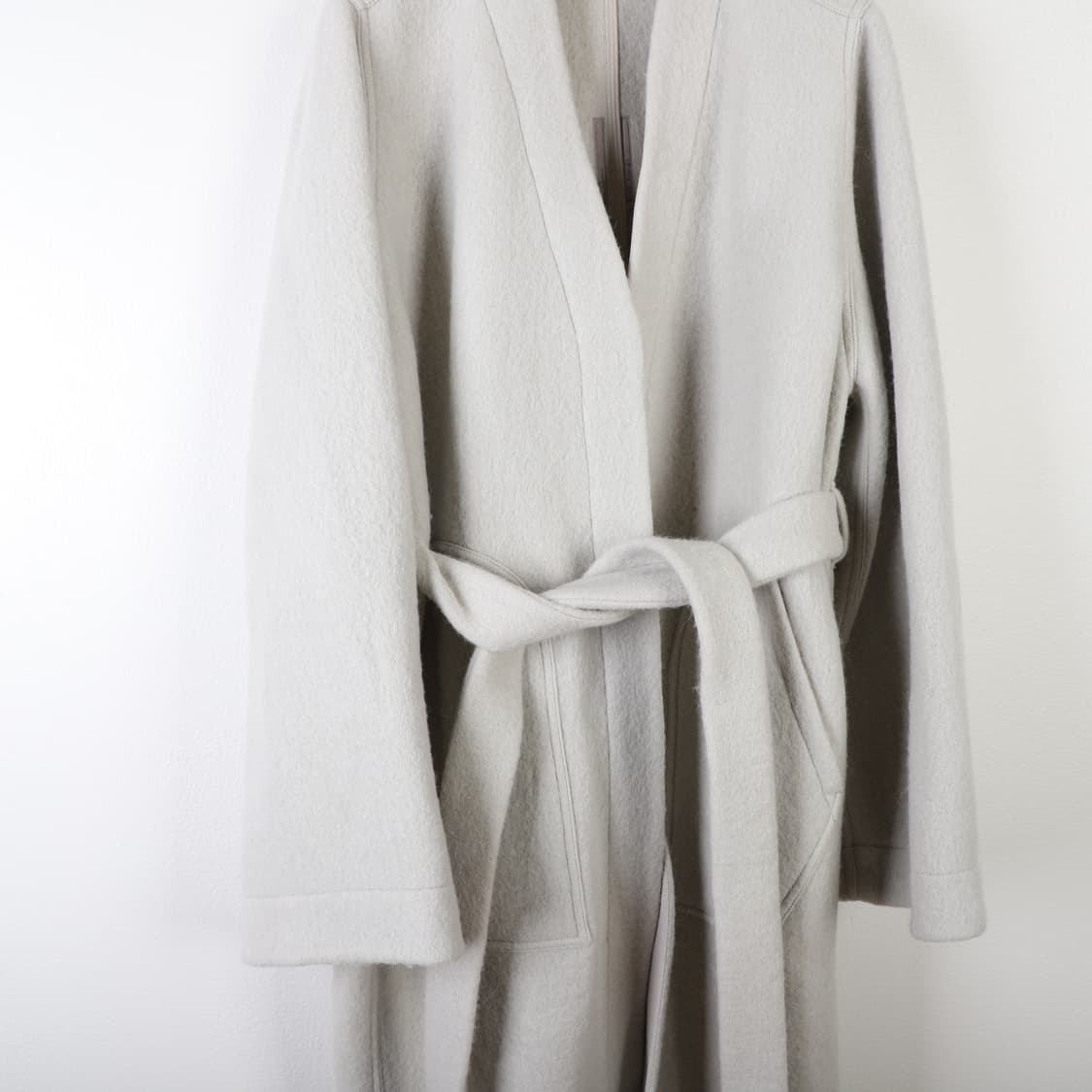 46 / Rick Owens 릭오웬스 울 알파카 로브 코트 상품이미지6