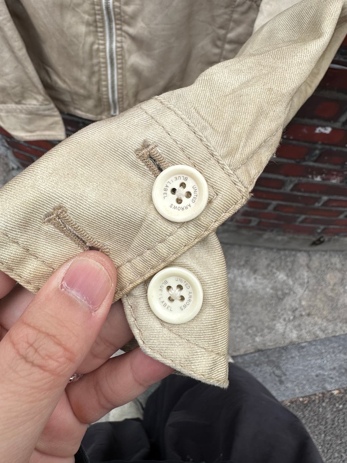 유나이티드 애로우즈 블루라벨 코팅자켓  상품이미지7