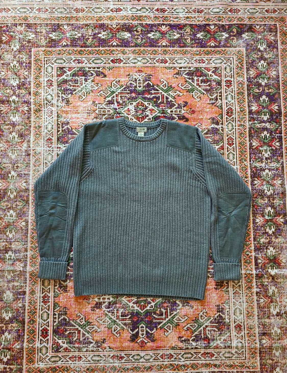 00s LL Bean 코만도 니트 웜그레이 (2XL) 상품이미지1