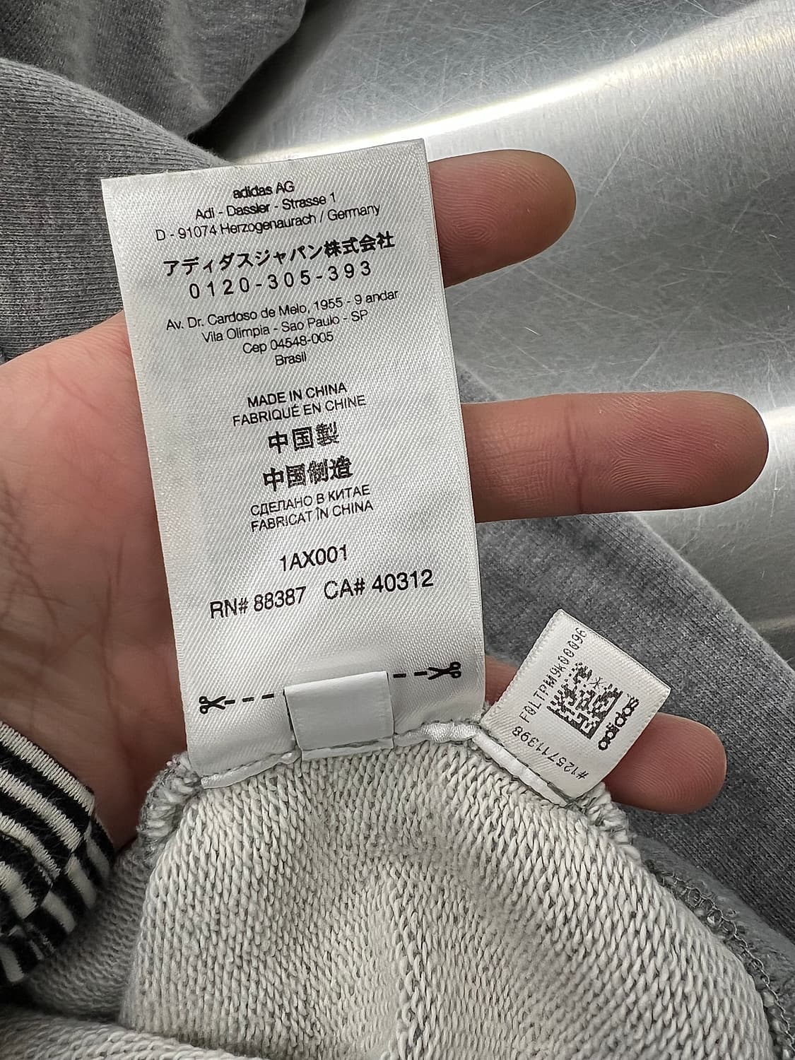 y3 그레이 헤더 클래식 체스트 로고 후디 스웨트 셔츠 상품이미지9