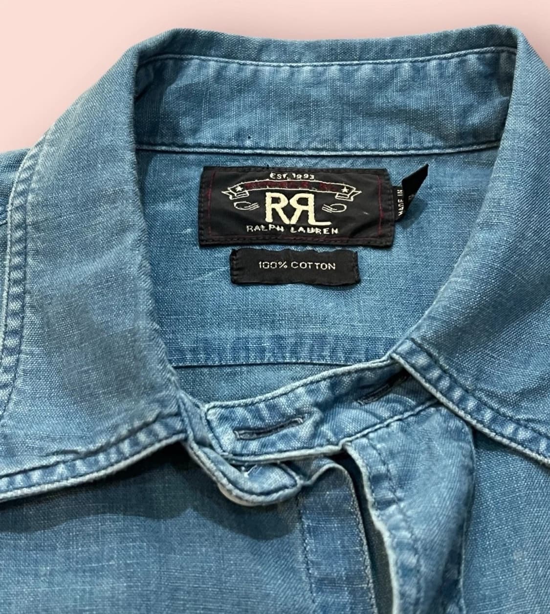 RRL 더블알엘 샴브레이 워크셔츠 상품이미지2