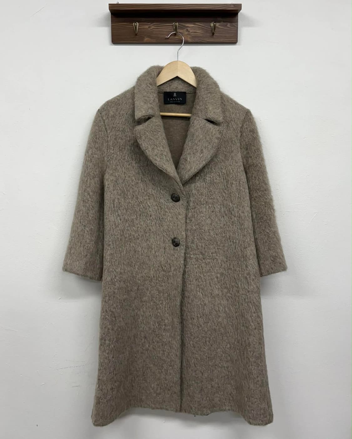 [82] 랑방 컬렉션 양모 울 니트 코트 상품이미지1