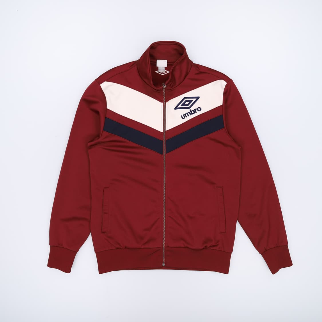 M 엄브로 올드스쿨 배색 트랙탑 져지 자켓 버건디 4183 상품이미지1