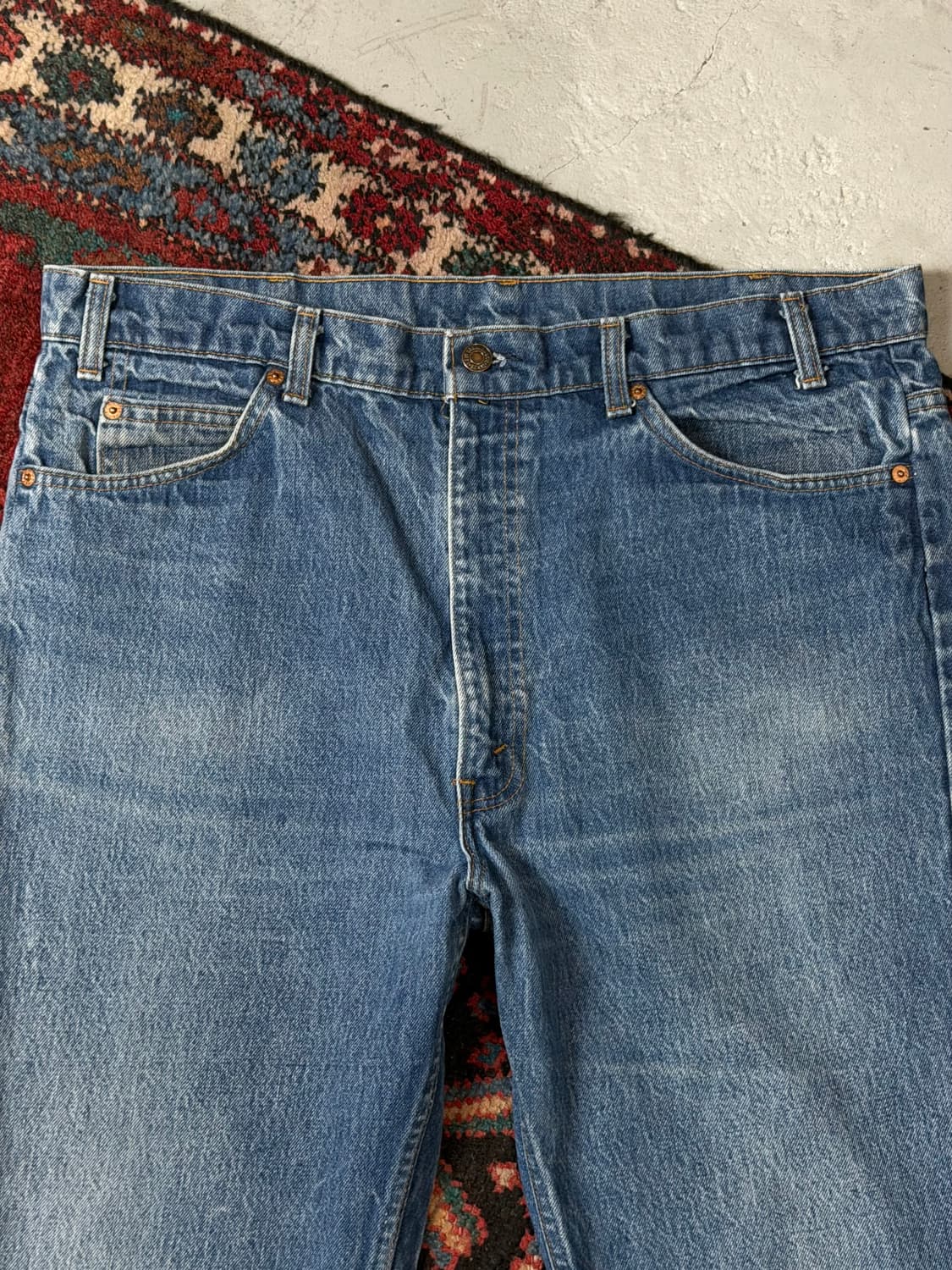 80's USA Made 빈티지 리바이스 517 오렌지탭 부츠컷 상품이미지5