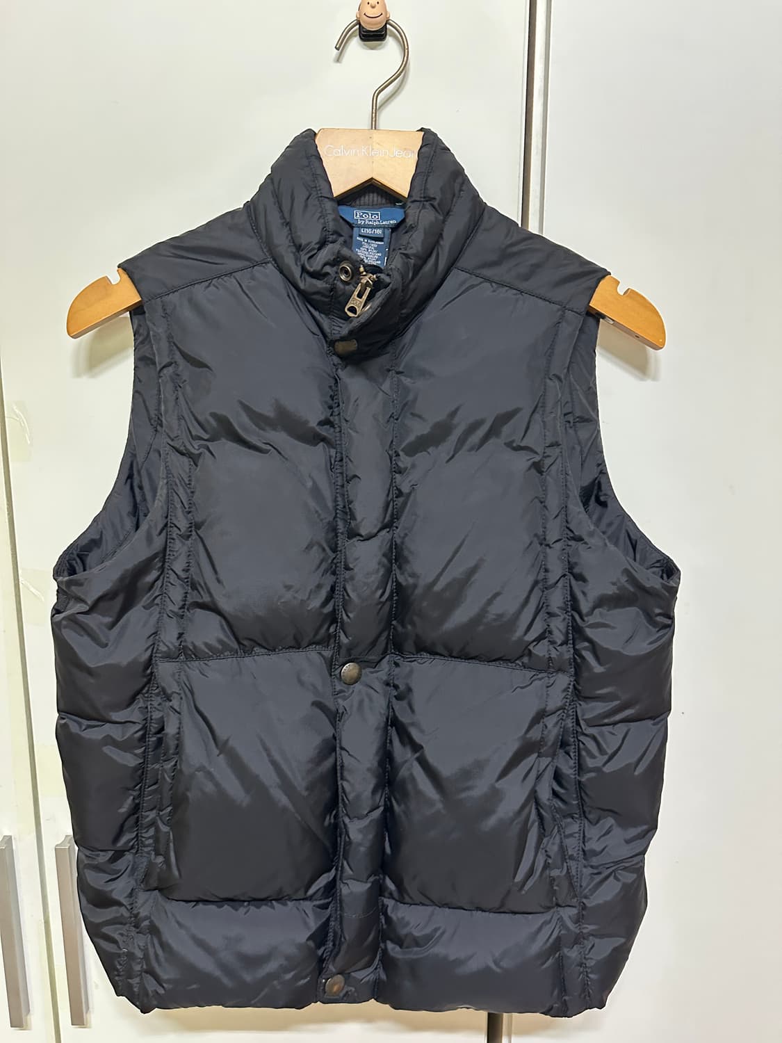 폴로 랄프로렌 블랙 패딩 조끼 상품이미지1