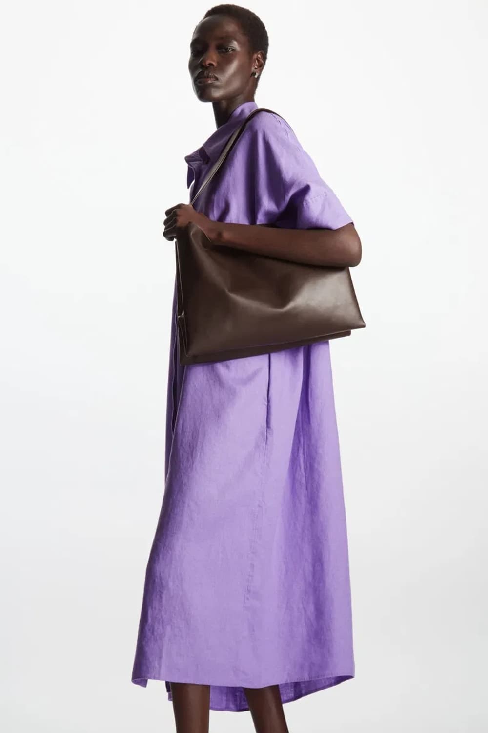 Cos Relaxed Linen Shirt Dress M 상품이미지7