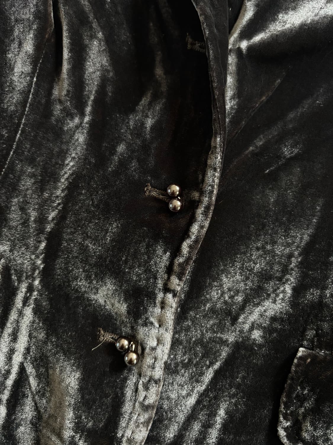 Maxmara 막스마라 다크 브라운 벨벳 자켓  상품이미지6