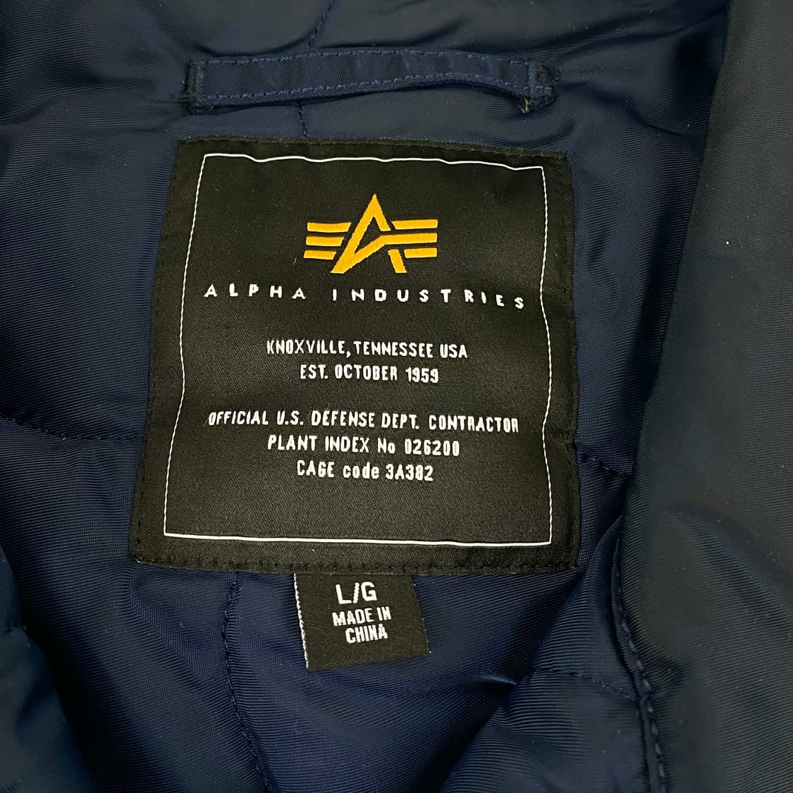  알파인더스트리 네이비 Ma-1 항공 봄버 자켓 (103)  ﻿ 상품이미지8
