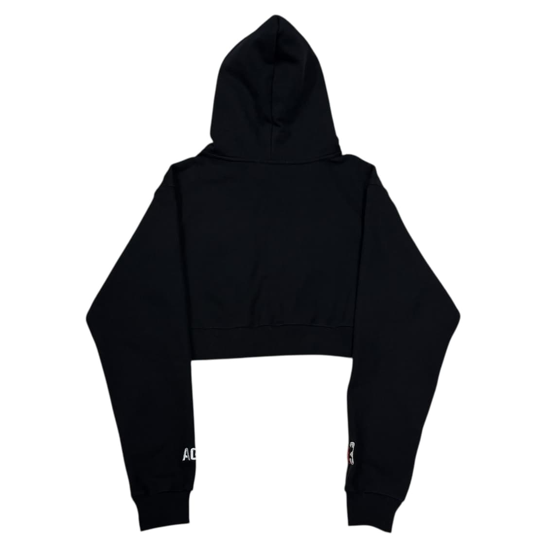 본투윈 AGP 크롭 후드티 블랙 1 상품이미지3