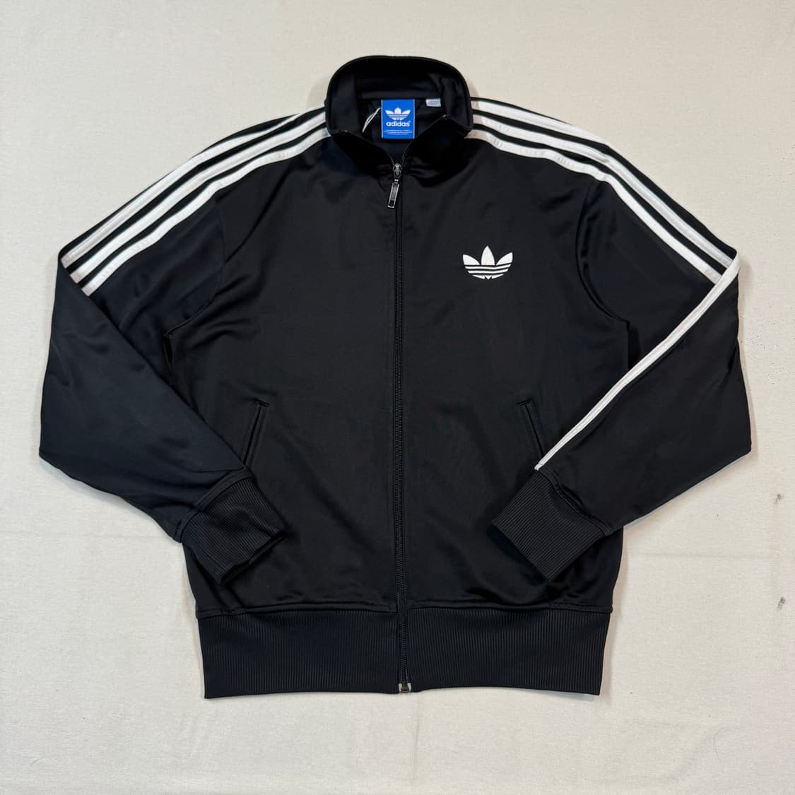 90) 아디다스 파이어버드 삼선 져지 트랙탑 집업 블랙 A91 상품이미지1