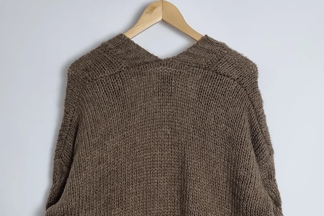 코엔 브라운 루즈핏 가디건  상품이미지5