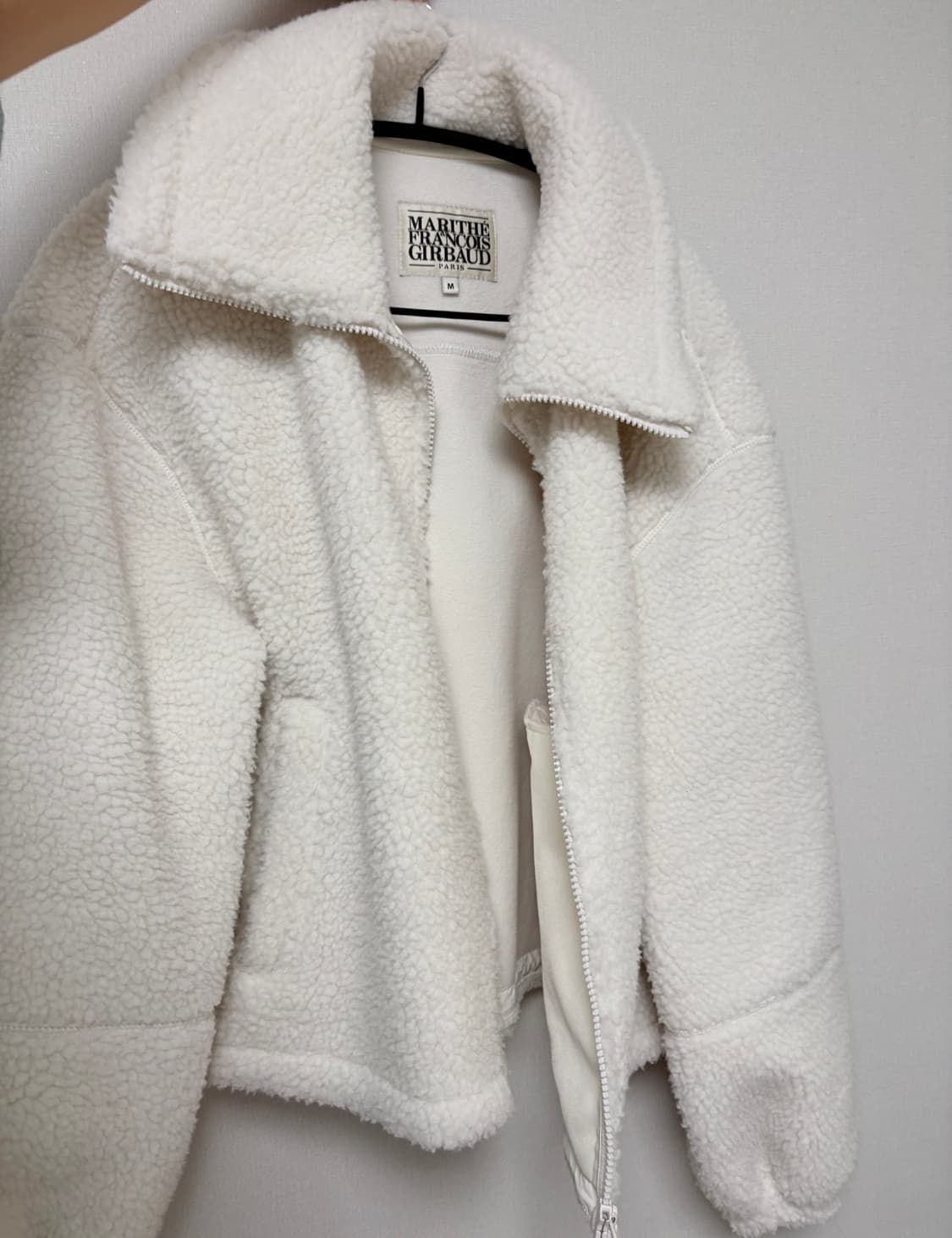 마리떼 플리스 자켓 M 아이보리 상품이미지6