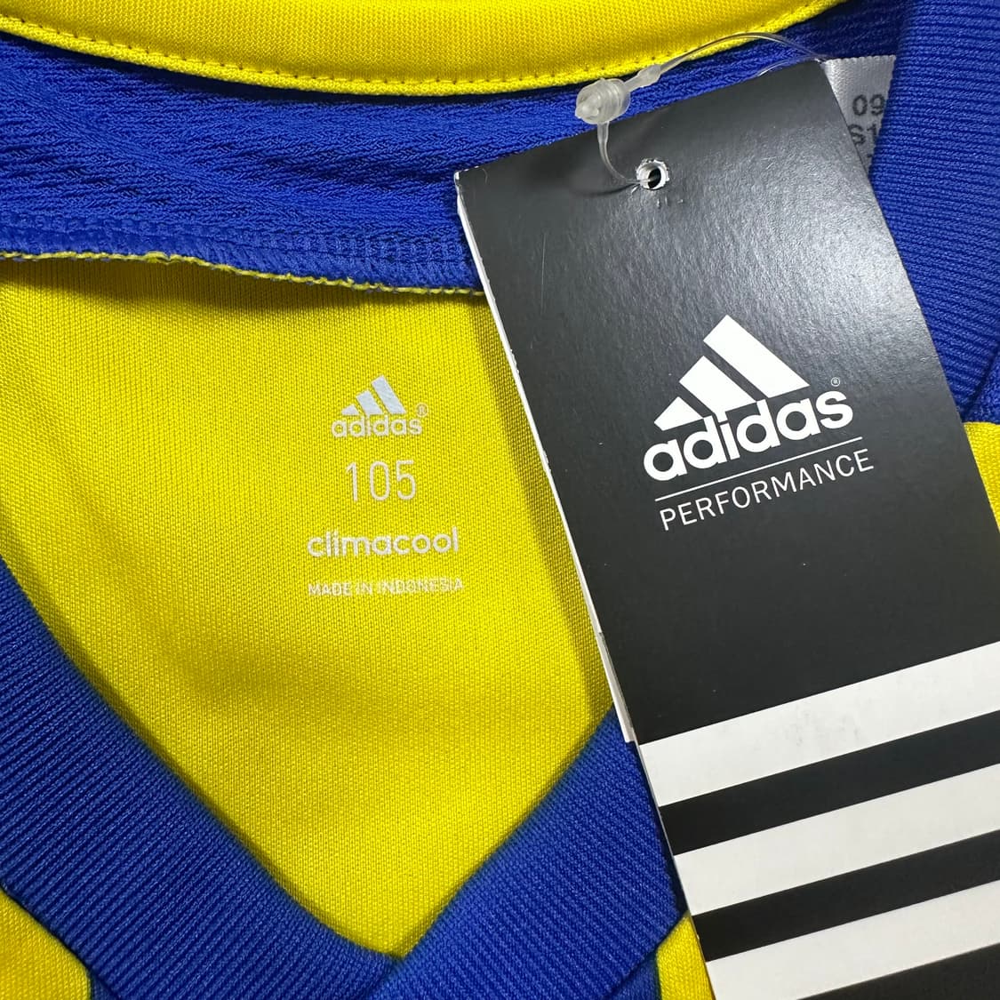 ✨ (새상품) 아디다스 스트라이프 축구 져지 기능성 반팔티  상품이미지3