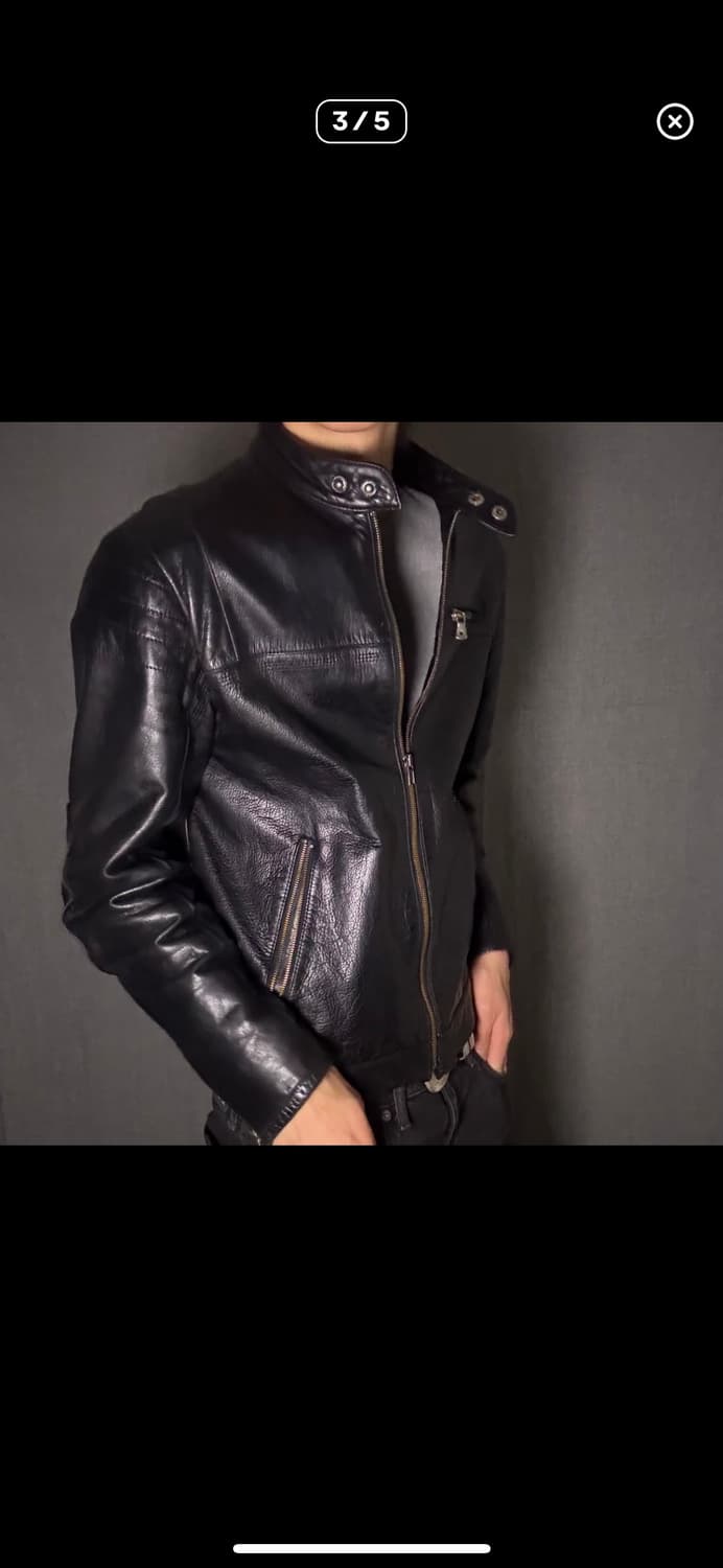 Vintage leather jacket 상품이미지3