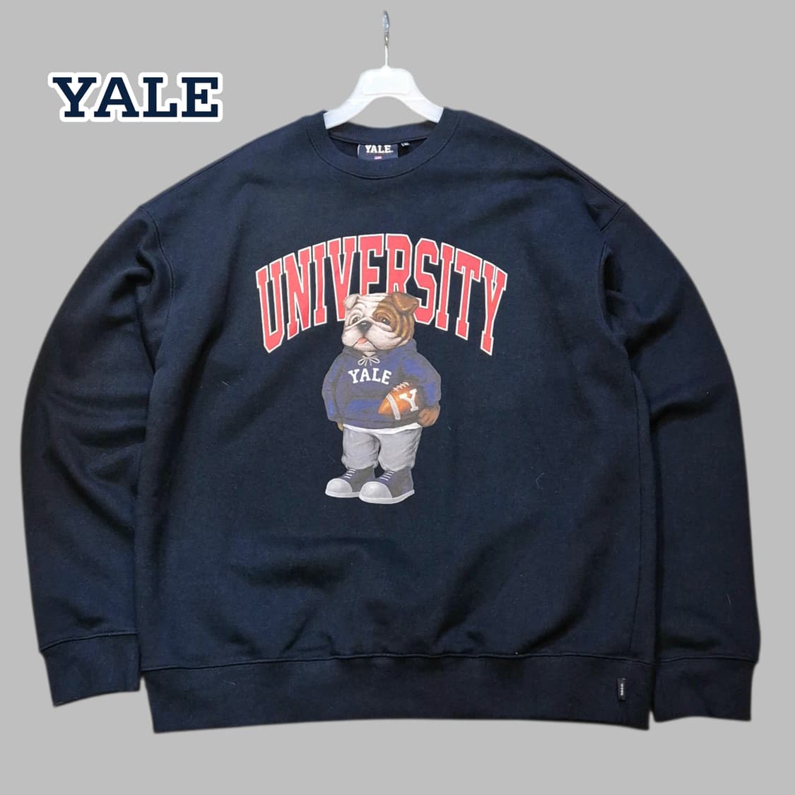 (XL) YALE 네이비 맨투맨  상품이미지1