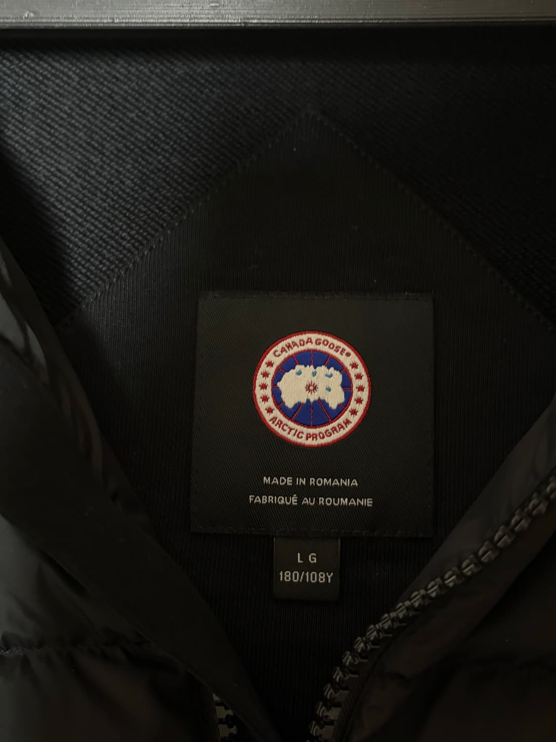 캐나다구스 니트패딩 L 상품이미지4