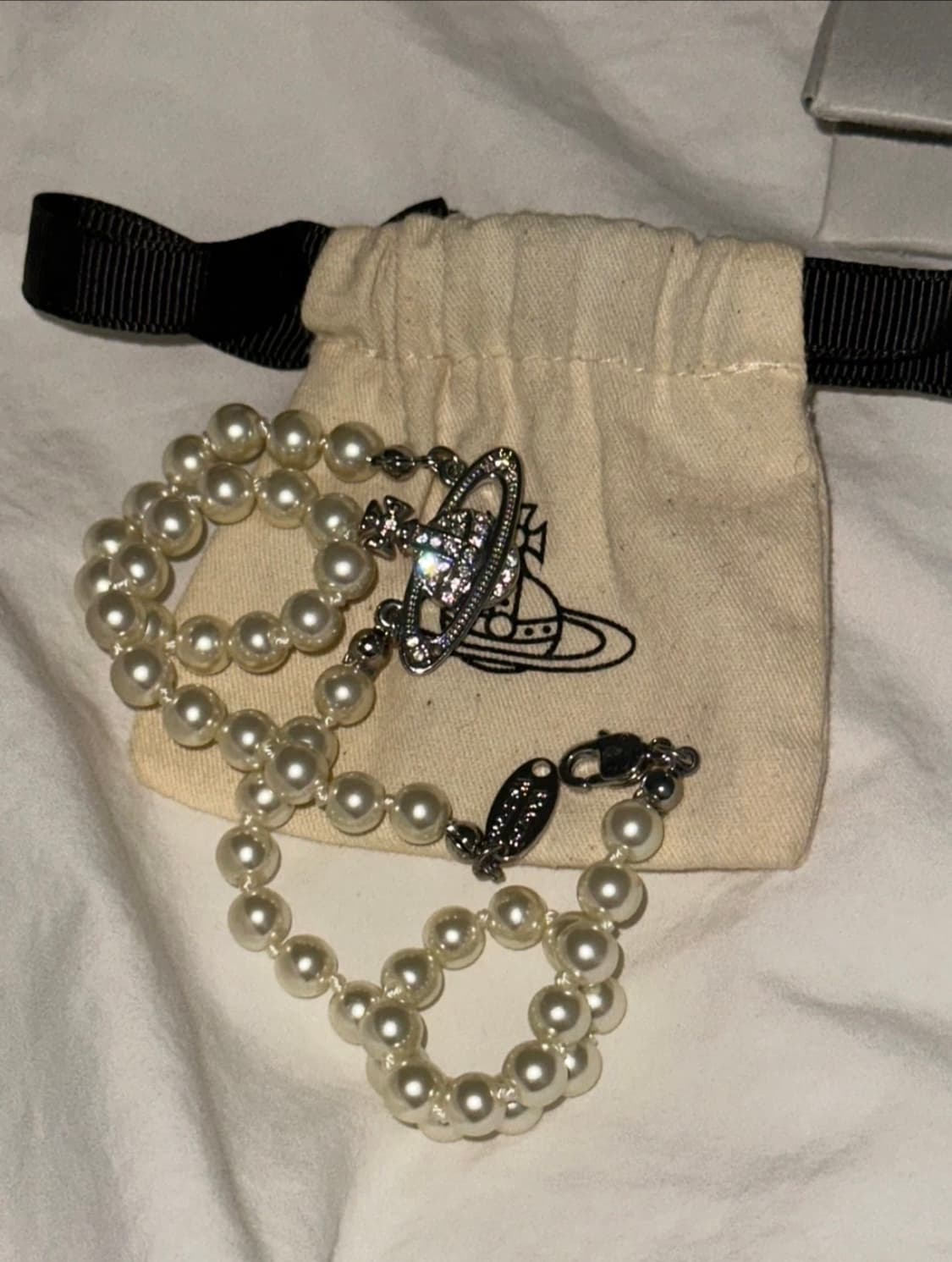 비비안웨스트우드 진주 목걸이 상품이미지4