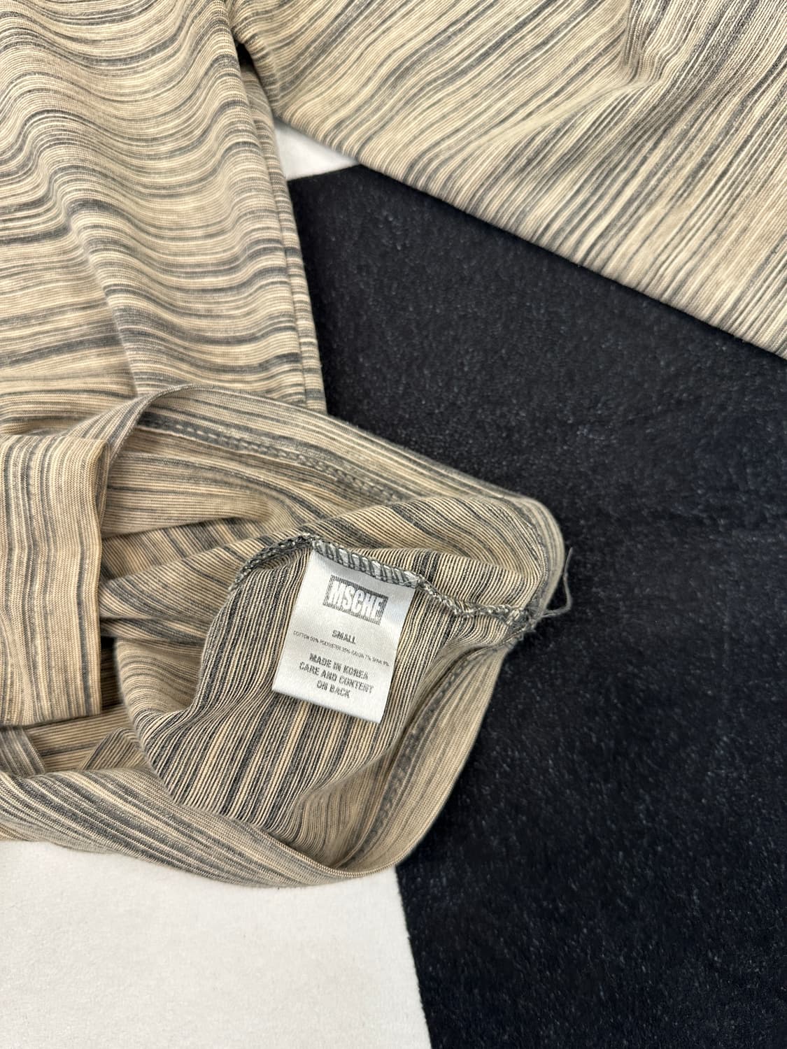 스펠아웃로고 스트라이프 텐션 롱슬리브  상품이미지4