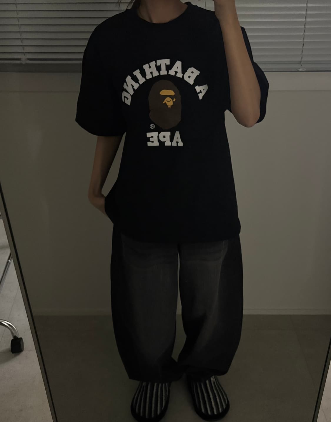 정품) 베이프 반팔 상품이미지1