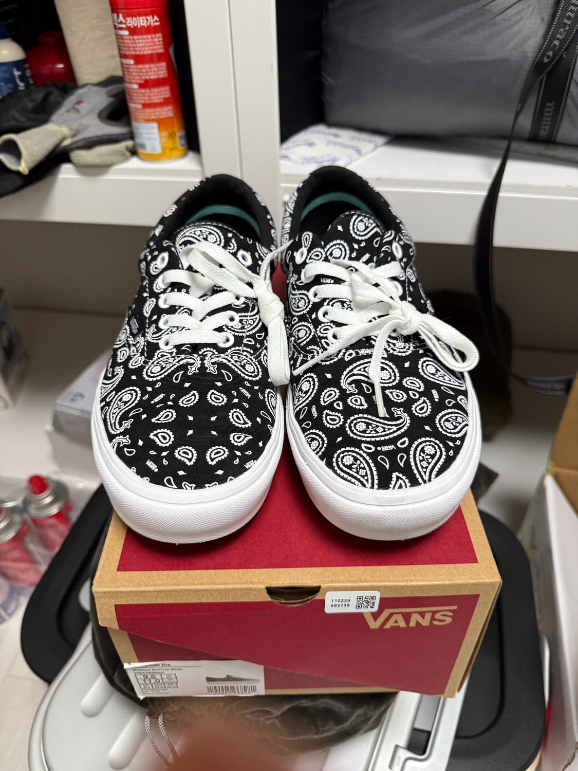 반스 컴피쿠시 에라 블랙/화이트 상품이미지1