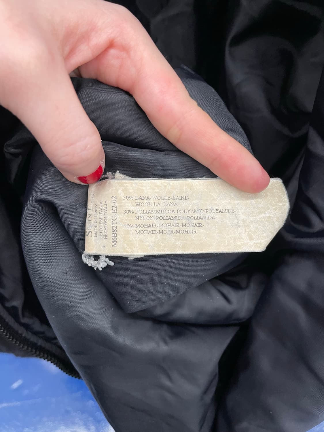 Armani 아르마니진스 모헤어 자켓 상품이미지8