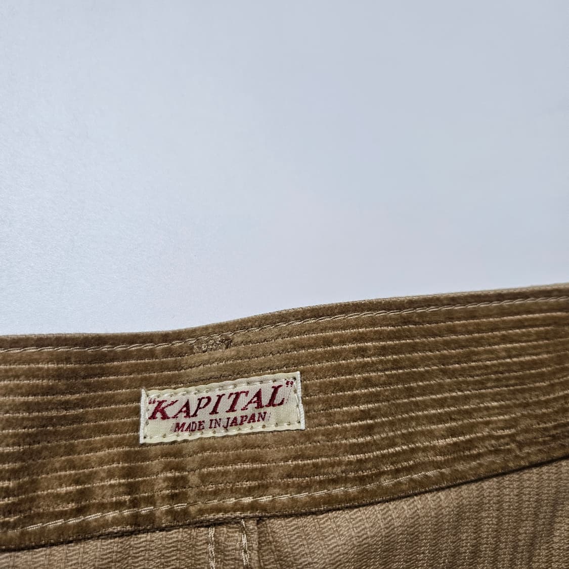 캐피탈 코듀로이 지퍼 플레어 팬츠[37~38] 상품이미지4