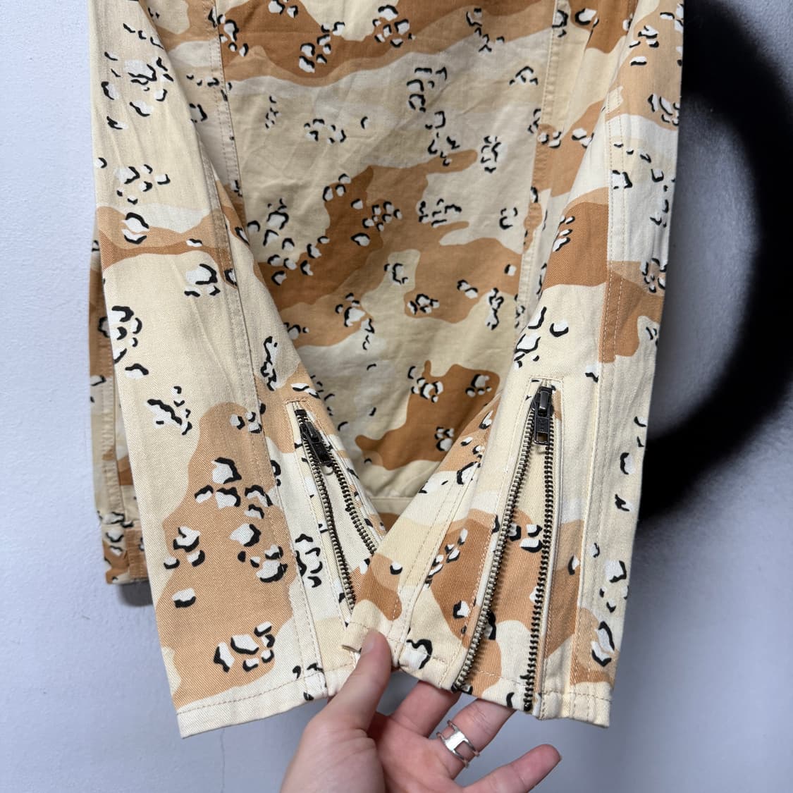 VTG 빈티지 데저트 카모 크롭 데님 자켓 상품이미지6