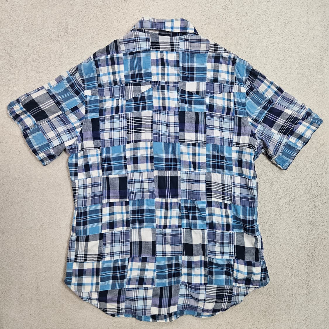 폴로 랄프 로렌 패치워크 웨스턴 반팔 셔츠 L 상품이미지2