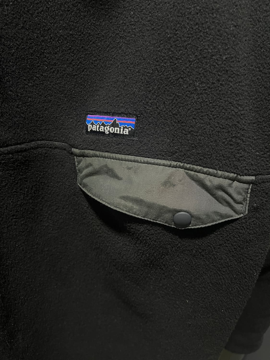 [xl] 파타고니아 신칠라 스냅티 플리스 풀오버 블랙 포지 그레이 상품이미지2