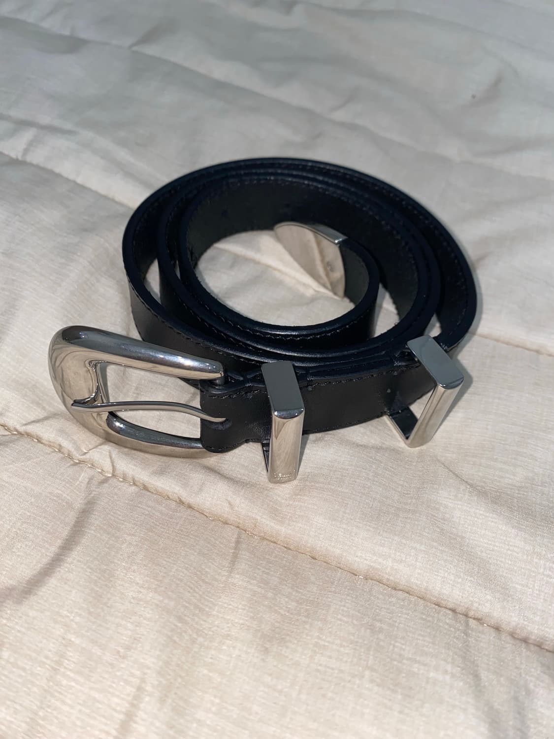 셀린느 카프스킨 웨스턴 벨트 2.5cm 상품이미지1