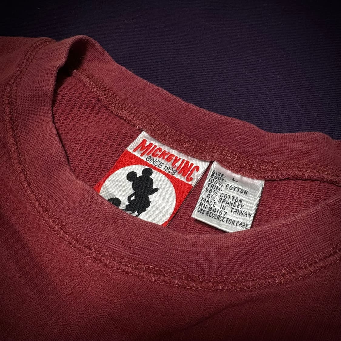 90s Mickey Inc. Waffle Tee 상품이미지2