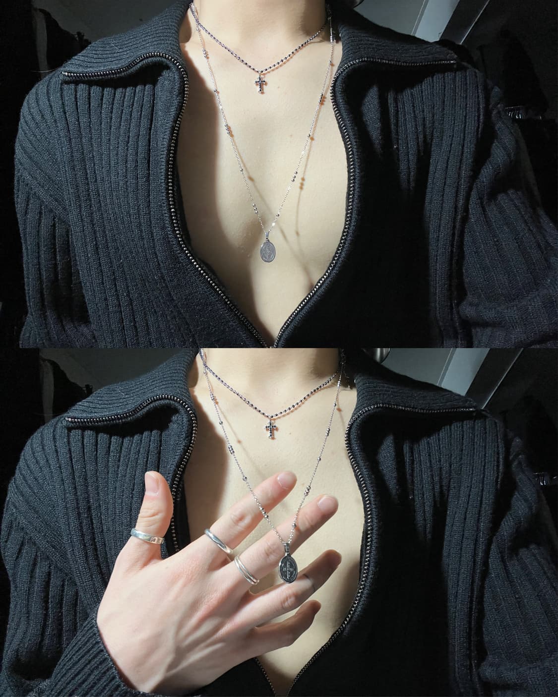 Remnant Cross Necklace 상품이미지1