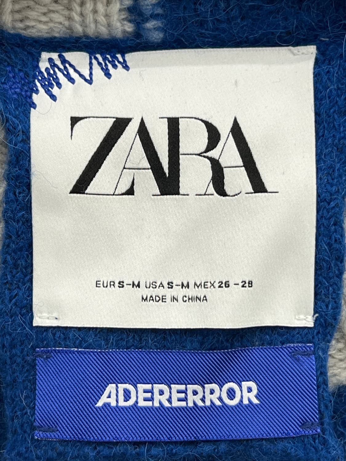 자라 X 아더에러 패치워크 오버사이즈 니트 상품이미지6